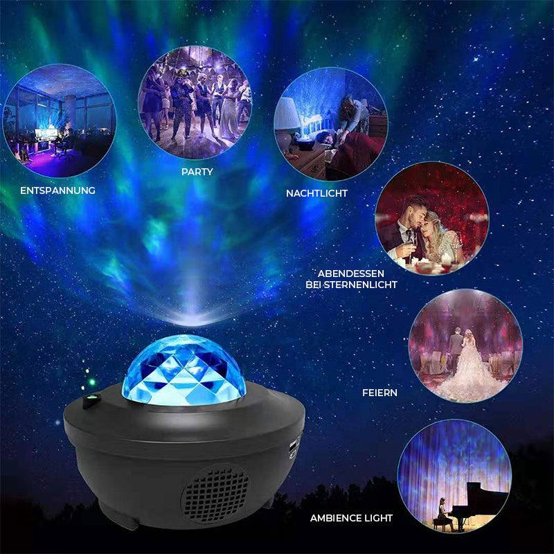 USB-Bluetooth-Musikstern-Projektionsleuchte | Brehn