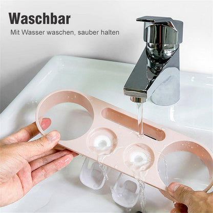 Automatischer Zahnbürstenhalter und Zahnpastaspender Set | Brehn