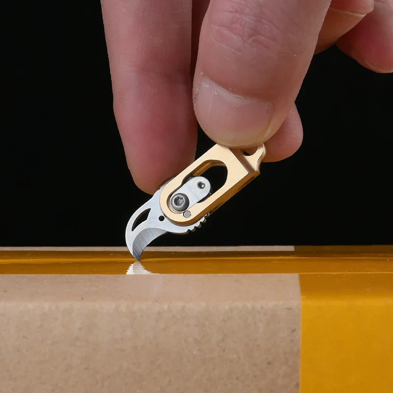 Brehn | Mini Messing Klappenzang - Taschenformat Express Öffner