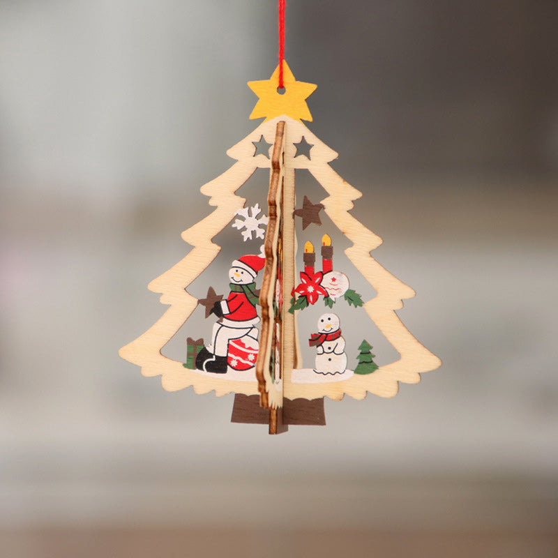 Brehn | Weihnachtlicher Holzanhänger