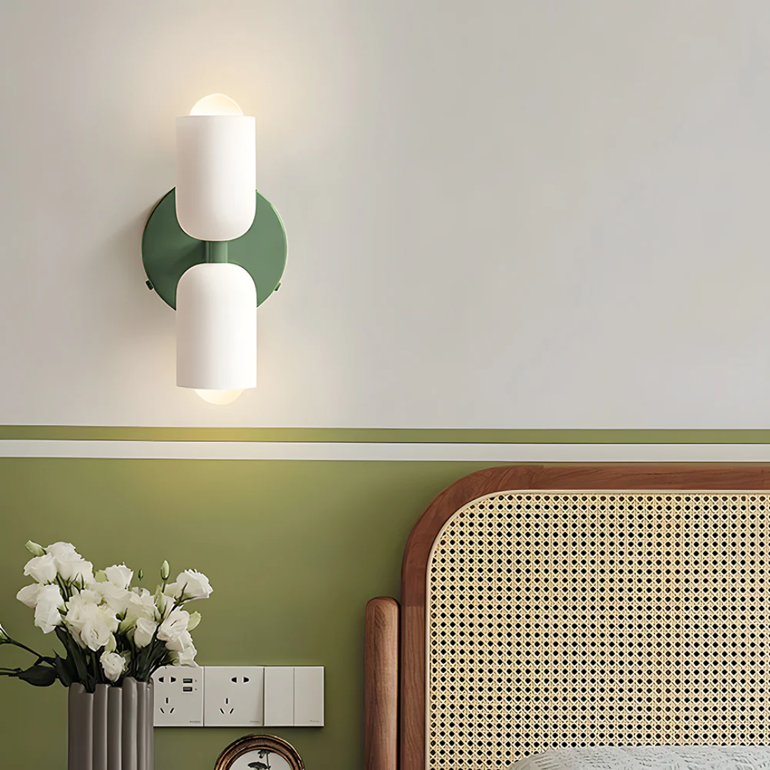 Brehn | Moderne Wandleuchte mit Doppelköpfen