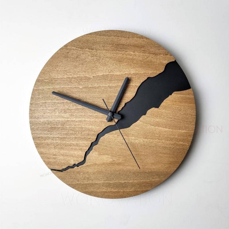 Brehn | Luxe Holz Wand-uhr - Zeitloses Design für Jedes Interieur