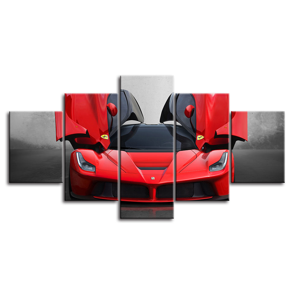 Luxus Ferrari Auto - Leinwand Wandkunst Malerei