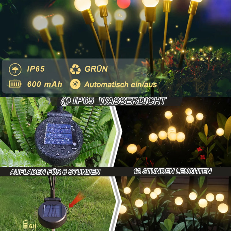 Brehn | Solar Garten LED Glühwürmchen Steckleuchte