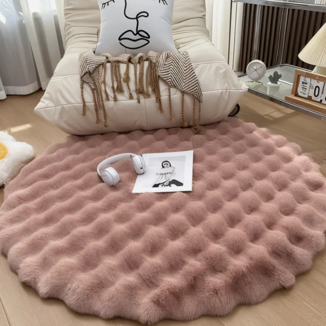Brehn | Runder Teppich 90x90 Fleece