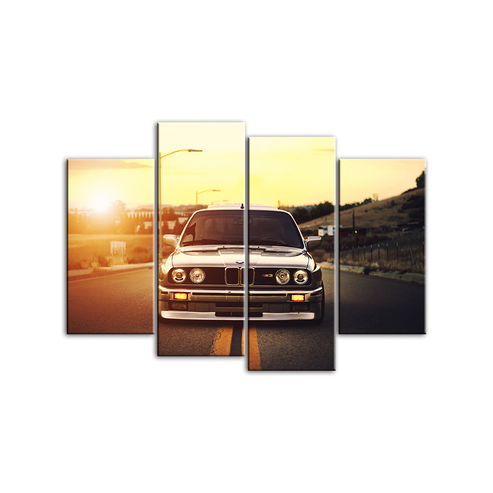 Oldtimerfahrt - Leinwandbild