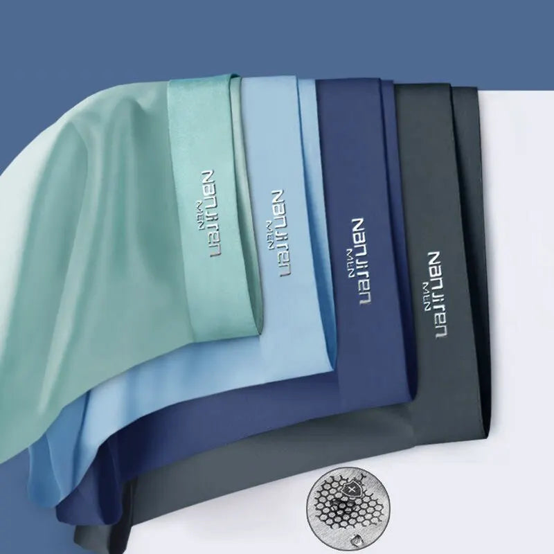 CoolSilk 4-teilige Eis-Seiden-Boxershorts mit Graphen-Technologie | Brehn