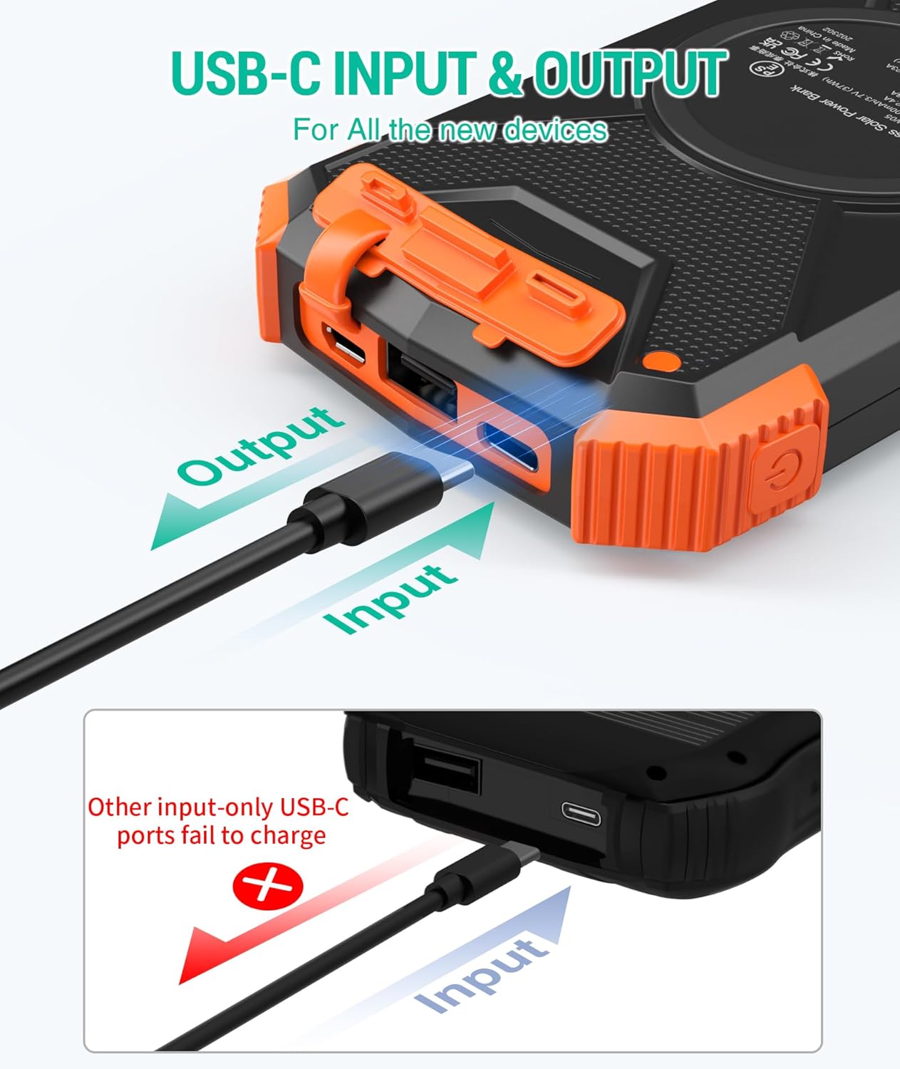 Rivanta Solar-Powerbank Notstrombank IPX4 | Brehn