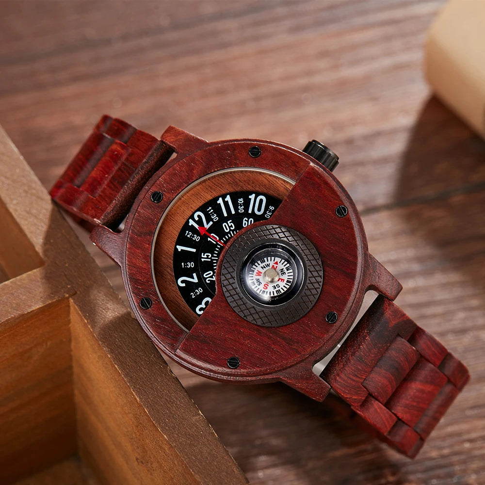 Brehn | Holz Wunder Handgemachte Elegante Uhr