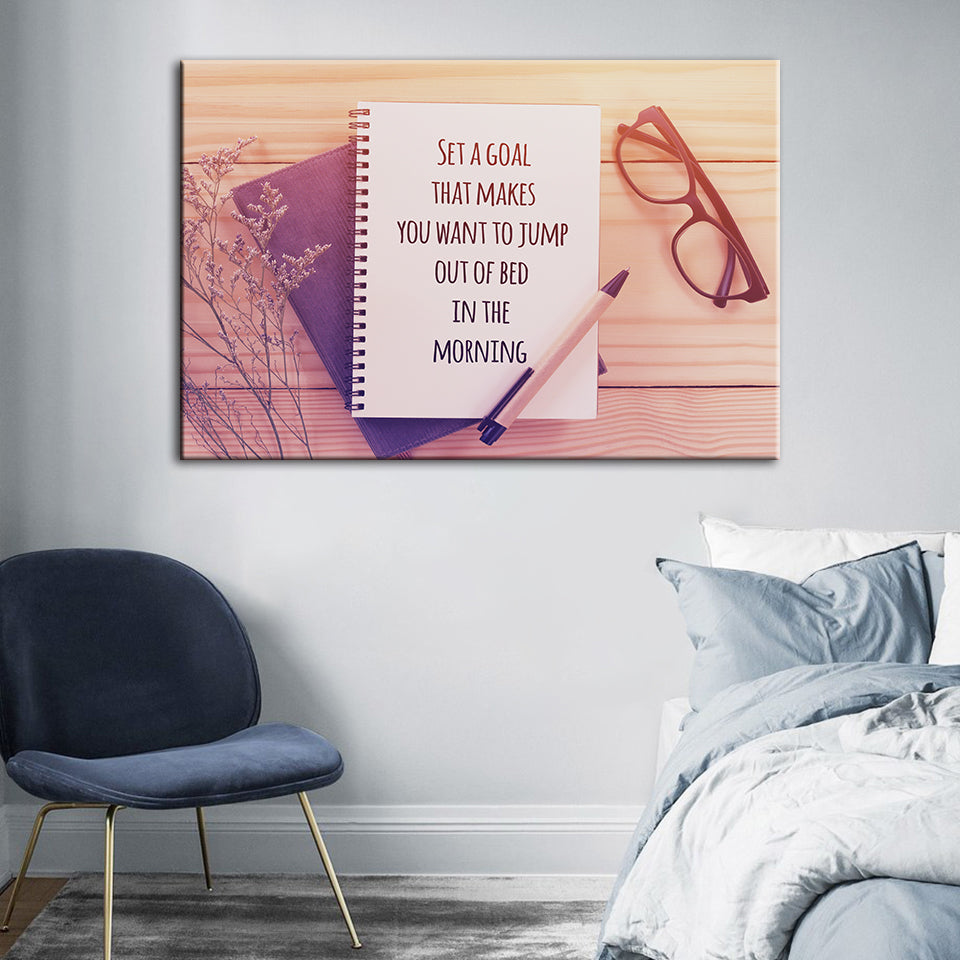 Inspirierende Kunst - Leinwand Wandkunst Malerei