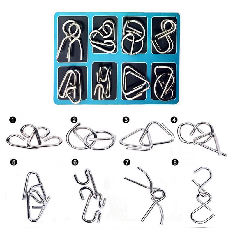 Metal Puzzle Toys Set (8 Teile) | Brehn