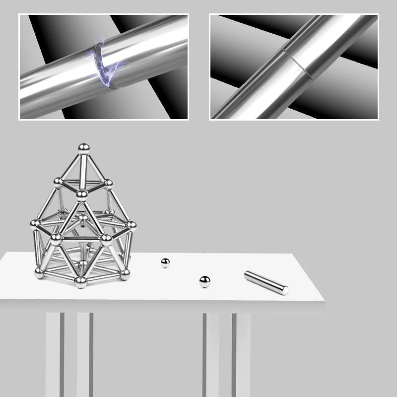 DIY-Set aus Magnetkugeln und -stäben