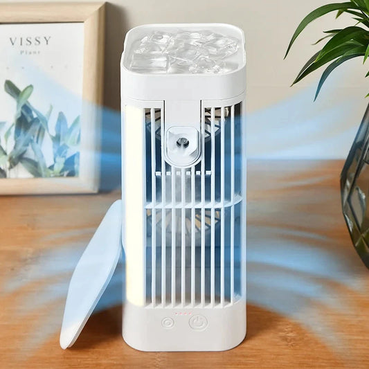 Mini tragbare Klimaanlage Tischventilator mit Sprühkühlung | Brehn