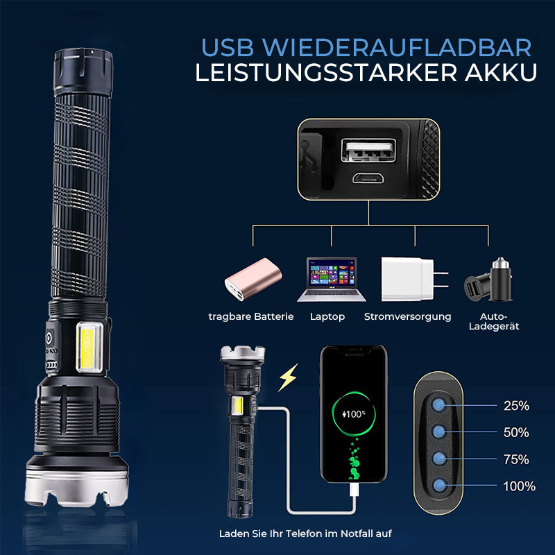 LED-Zoom-Taschenlampe | Brehn