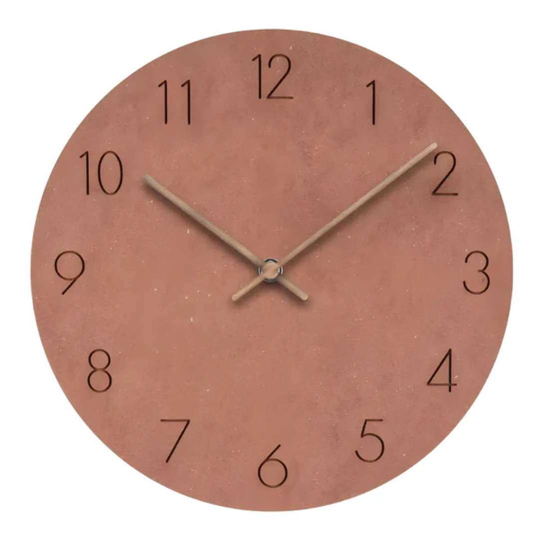 Große Holzwand Uhr – Minimalistisches Design mit stillem Bewegung | Brehn