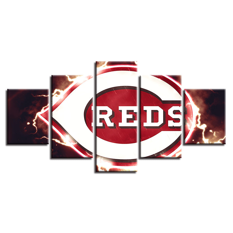Cincinnati Reds 5 Teile-Leinwand Wandkunst Gemälde