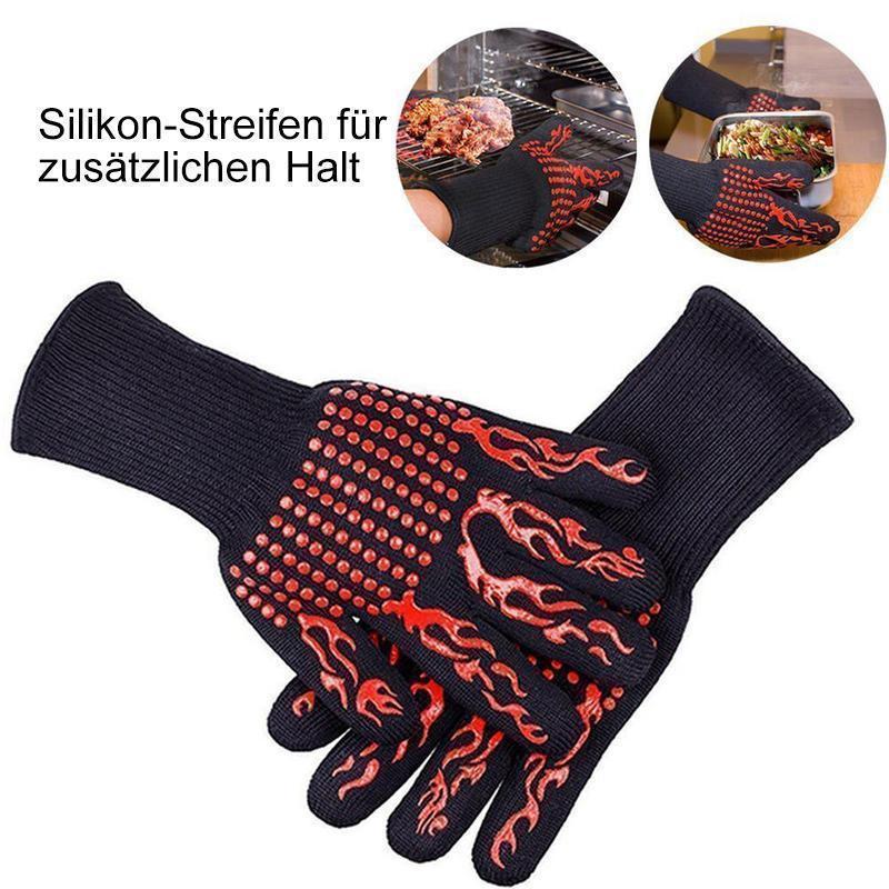 Bequee professionelle Grillhandschuhe hitzebeständige Handschuhe - 1 Paar | Brehn