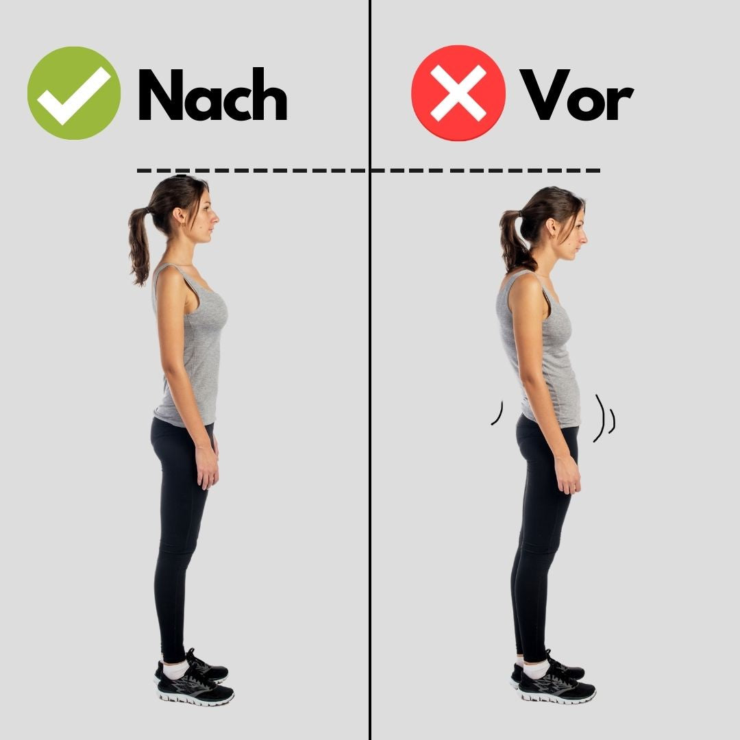 HealthPost 3-in-1 Rückenstütze | Verstellbare Rückenstütze für Büro, Sport & Alltag | Oberer & unterer Rücken