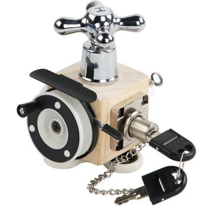 Brehn | WoodenJoy | Aktivitätenwürfel für motorische Fähigkeiten