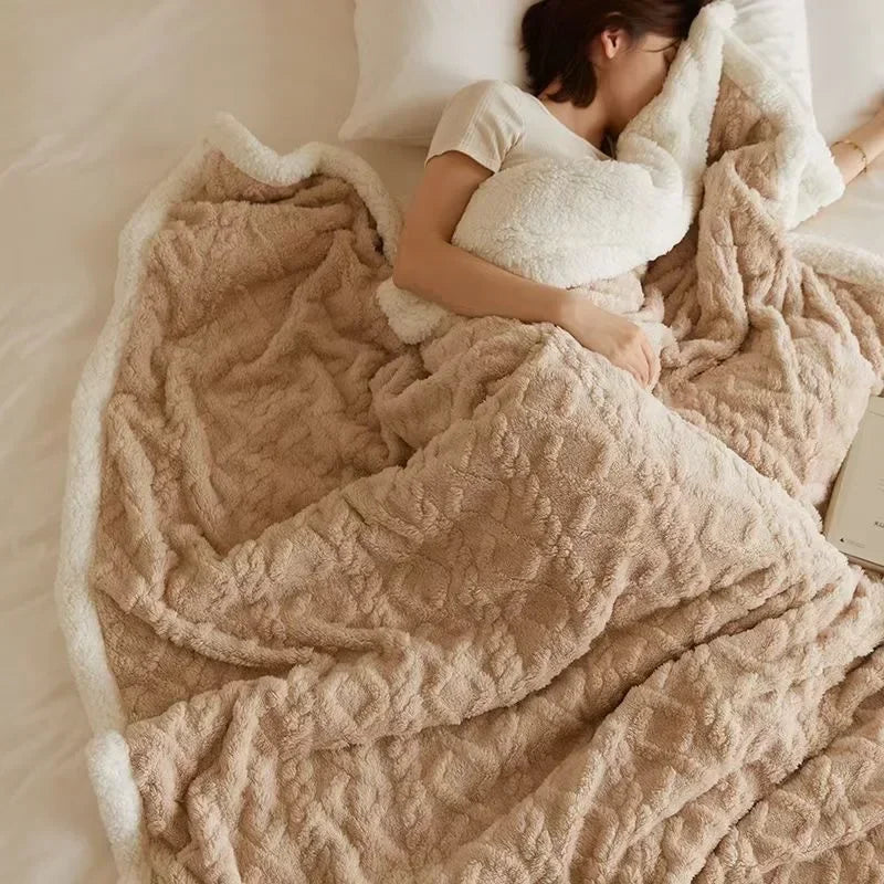 Brehn | Dicke Winter-Lammwoll-Decke - WarmWool