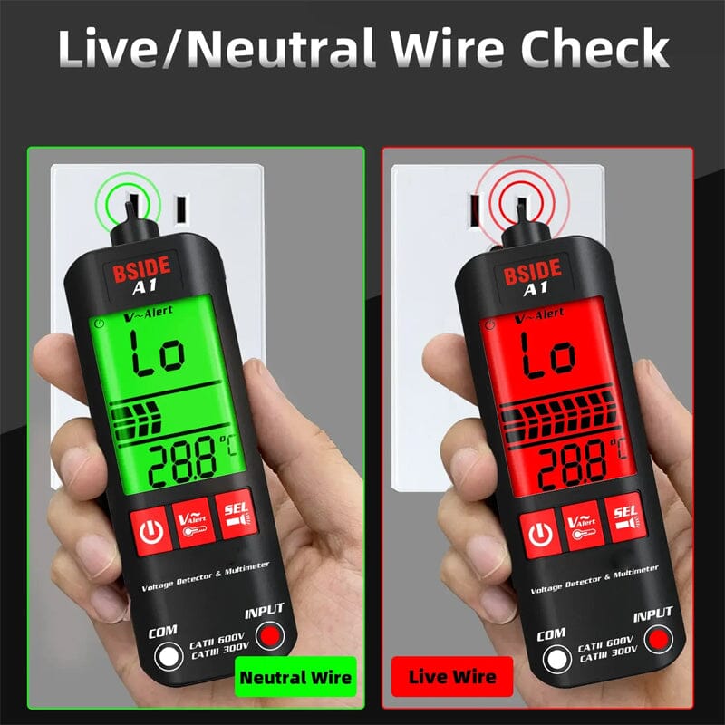 A1 Vollautomatisches intelligentes digitales Multimeter mit Anti-Burner-Funktion