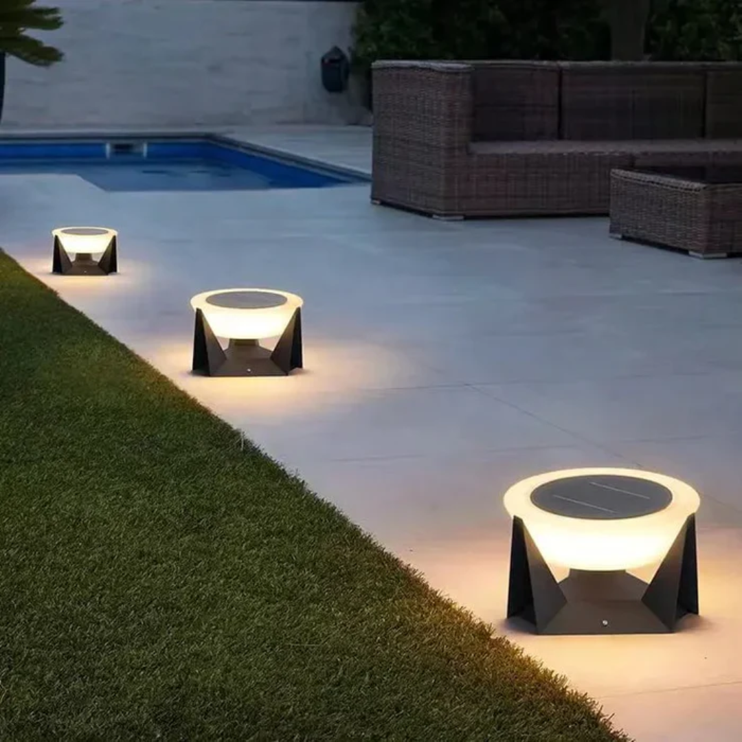 Brehn | Stylische solarbetriebene Außenlampe