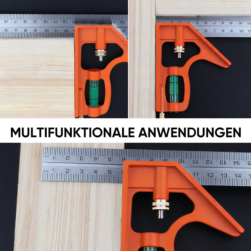 Multifunktionales 90-Grad- und 45-Grad-Winkellineal | Brehn
