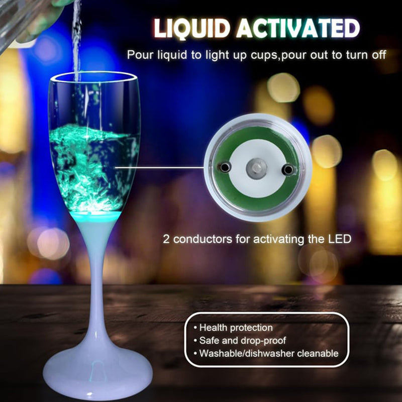 Brehn | LED beleuchtetes Champagnerglas