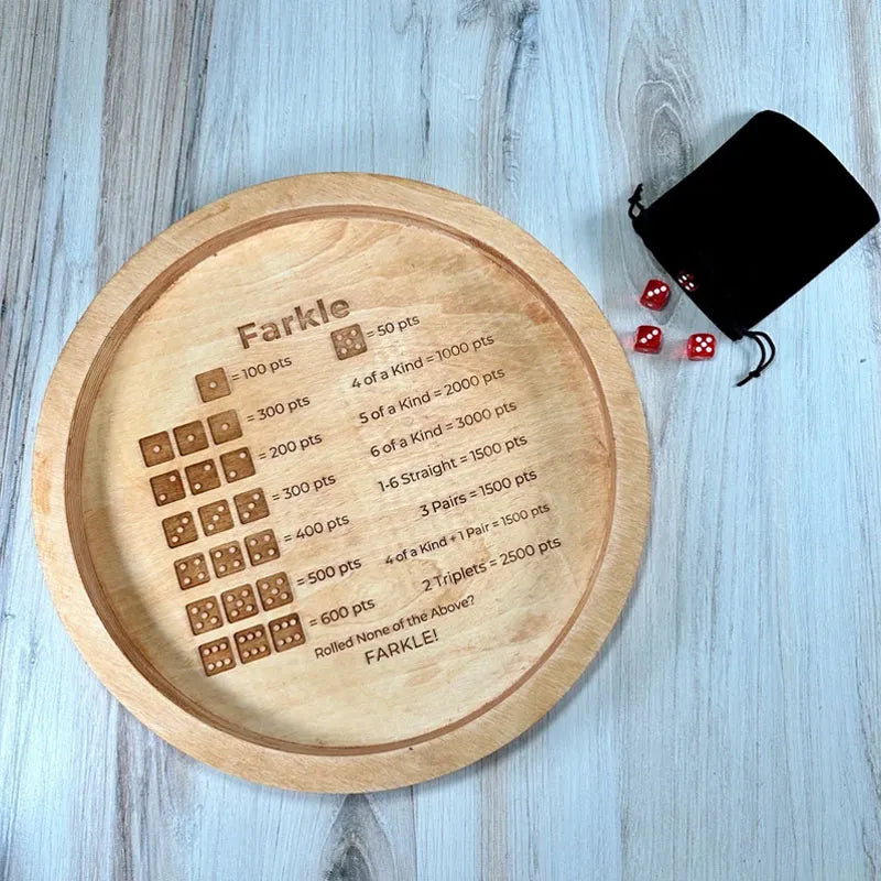 Farkle Würfeltablett