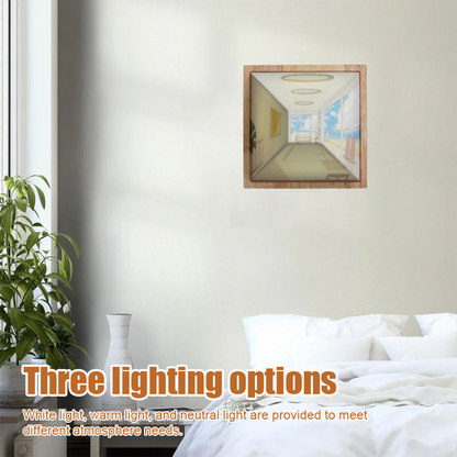 3D-Naked Eye Vision Wandlampe | Atemberaubende Wandambiente | Brehn