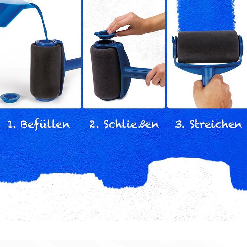 Bequee Farbroller wiederbefüllbarer Farbtank Kantenroller, Roller mit Tank | Brehn