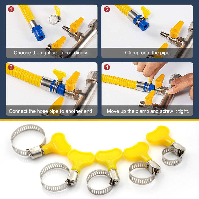 Brehn | Edelstahl-Schlauchschellen-Set (20 Stk.)