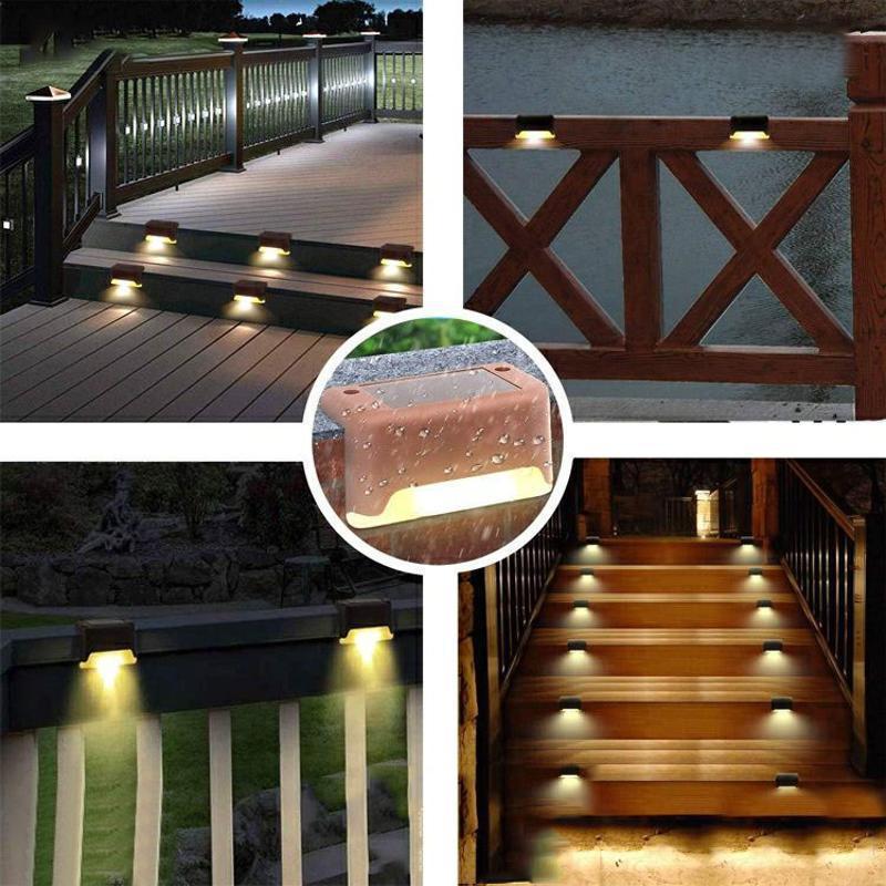 Outdoor wasserdichte Treppen Solarlichter (4 PCS) | Brehn