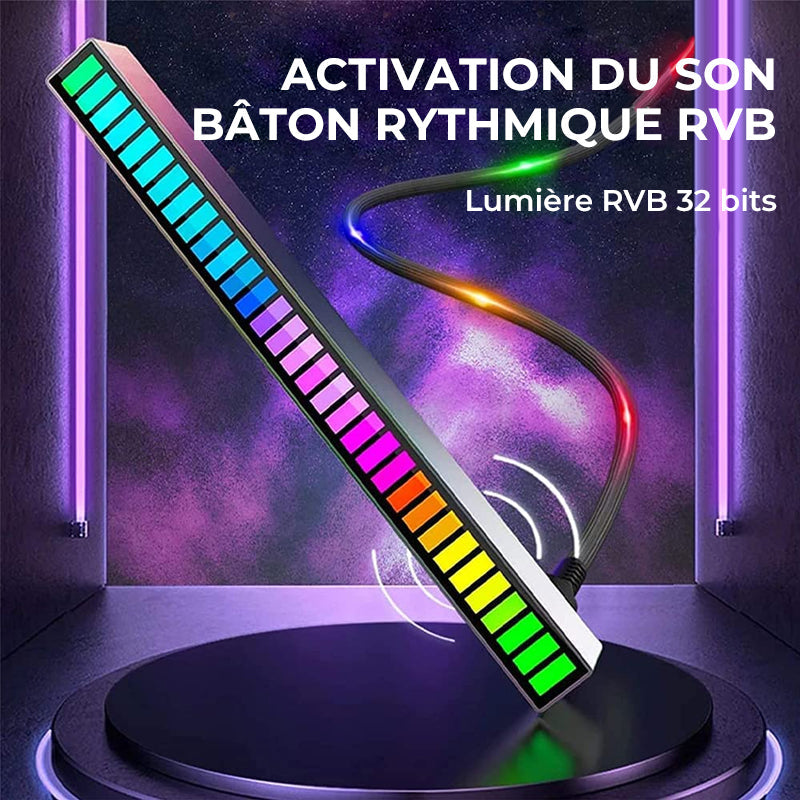Sound-aktivierte RGB-Lichtleiste drahtlos | Brehn