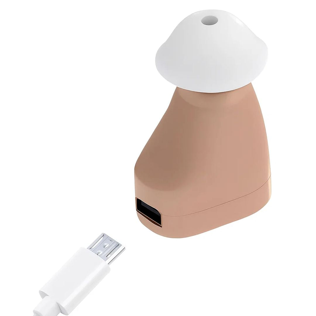 ClearHear | Wiederaufladbarer ITE-Hörverstärker – Geräuschreduzierung – Ergonomische In-Ear-Passform – Klarere Sprache für Senioren im täglichen Gebrauch Brehn