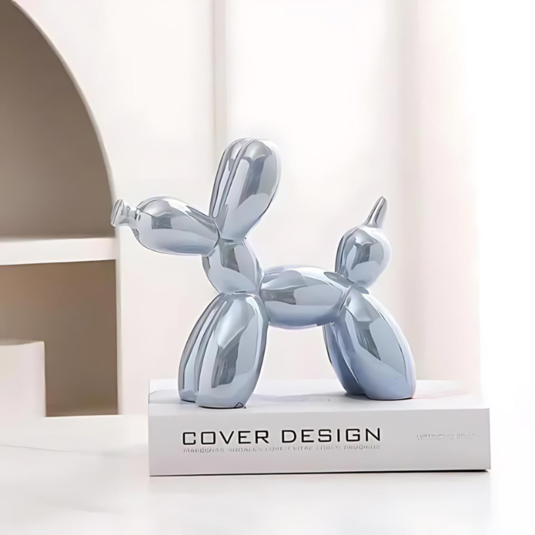 Brehn | Dekorative Keramik Ballonhund Statue