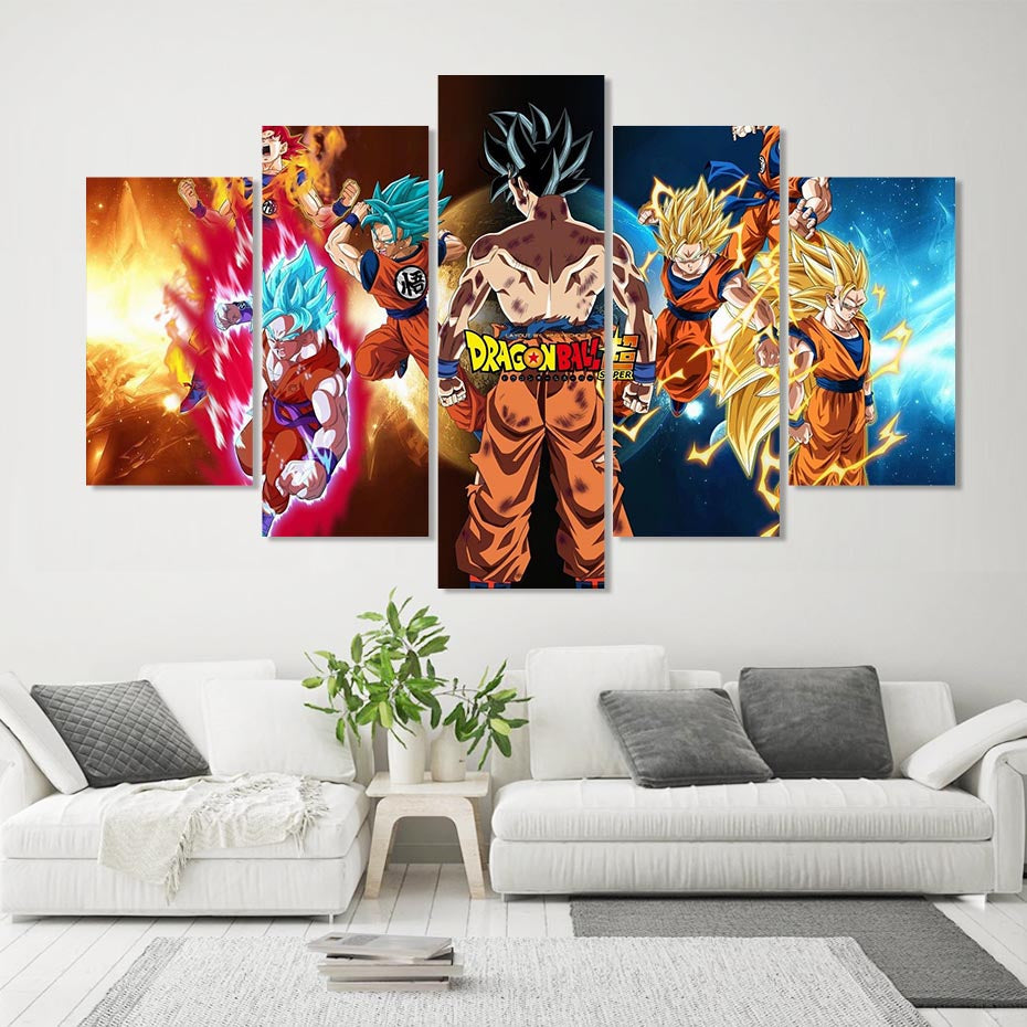 Dragon Ball Z - Leinwand Wandkunst Malerei