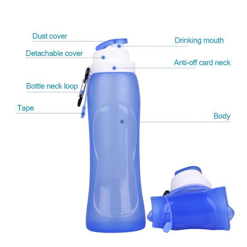 Falzbare Silikon-Wasserflasche | Brehn
