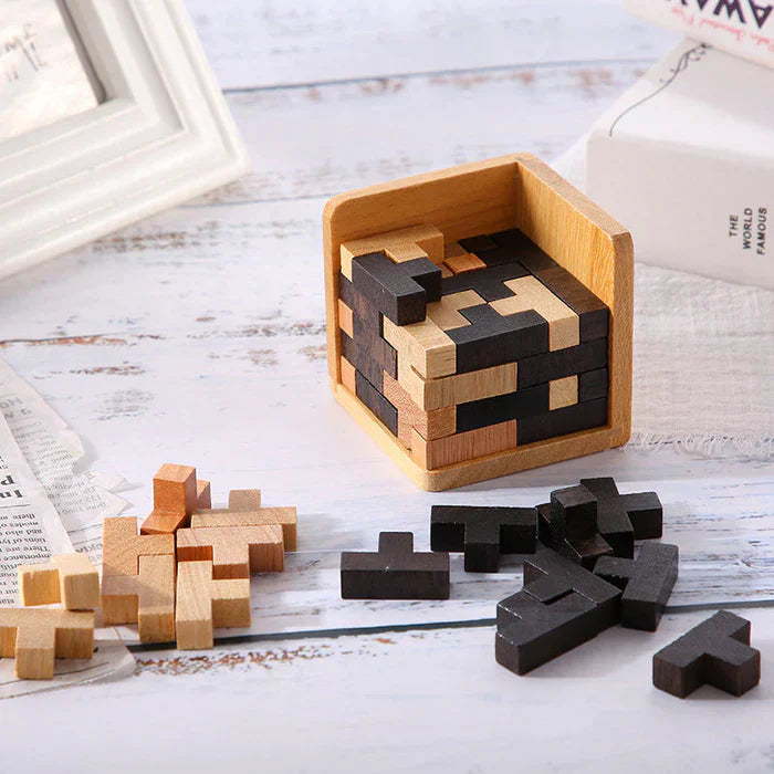 Brehn | 3D Holz-Puzzle - Denkspiel Meister