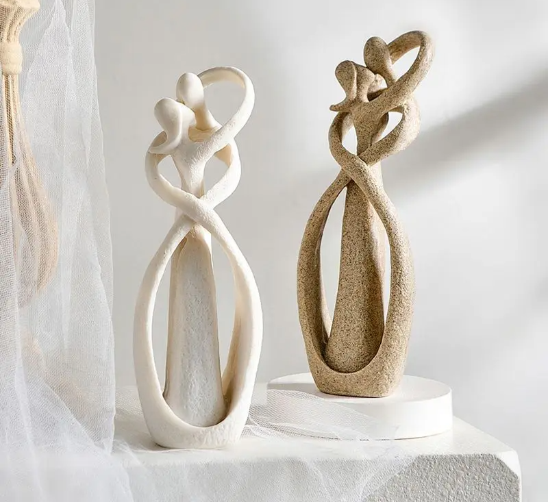 Brehn | Ewige Umarmung | Abstrakte Figur | Zeitlose Liebe | Einzigartiges Geschenk