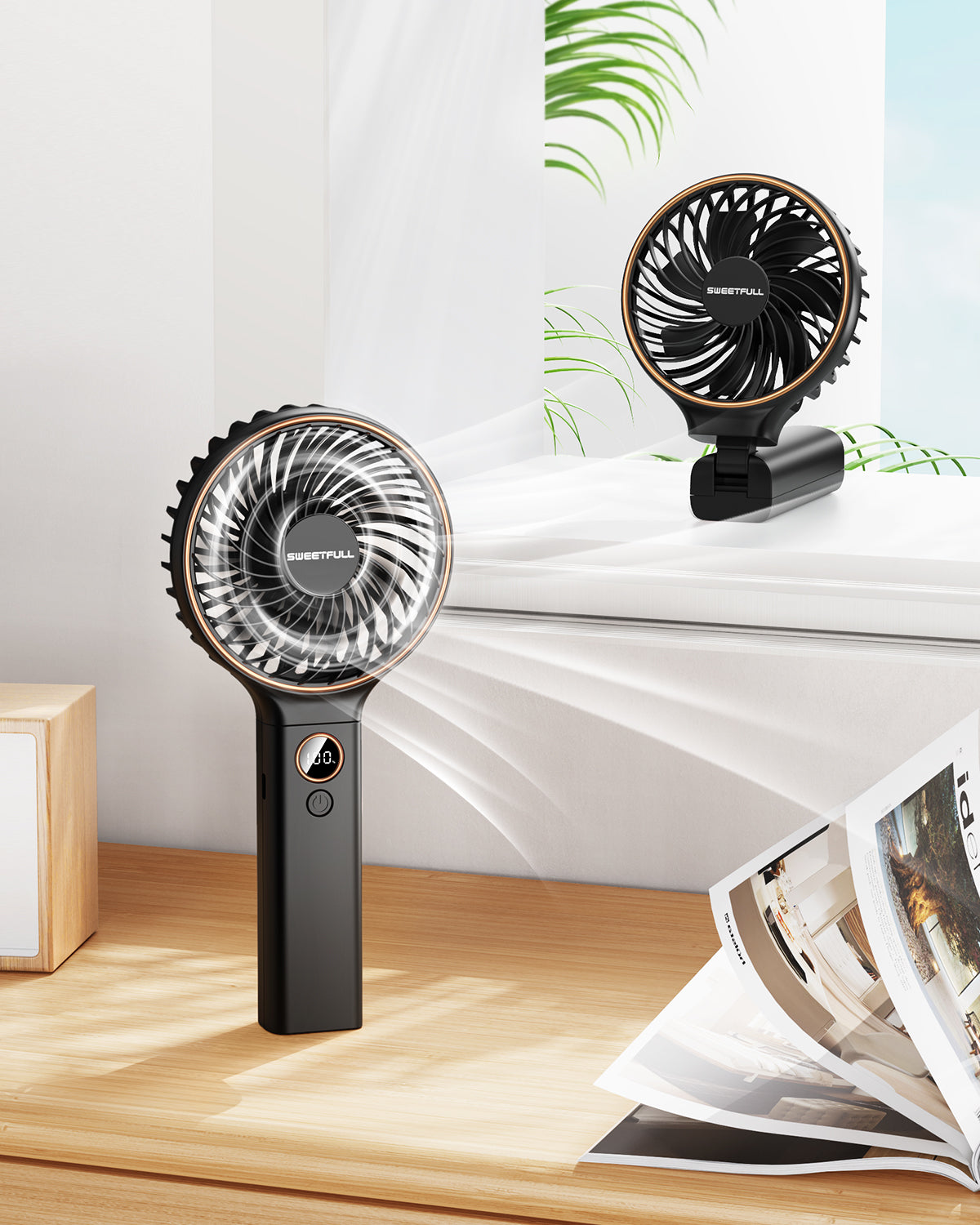 Handventilator, Tragbarer Ventilator 5000mAh | Brehn