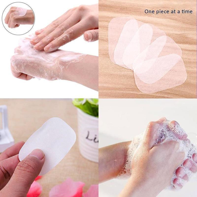 Tragbare Handwaschpapier 5 Boxen (100 Stk) | Brehn