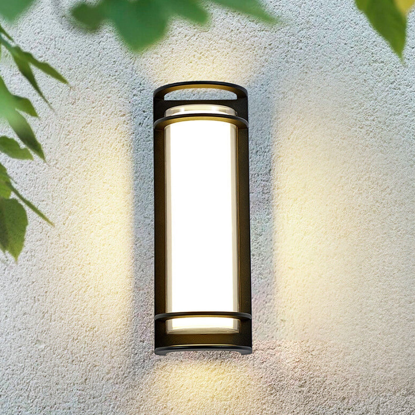 Moderne Outdoor-Säule Wetterfeste LED Garten Wand Sconce Lampe | Brehn