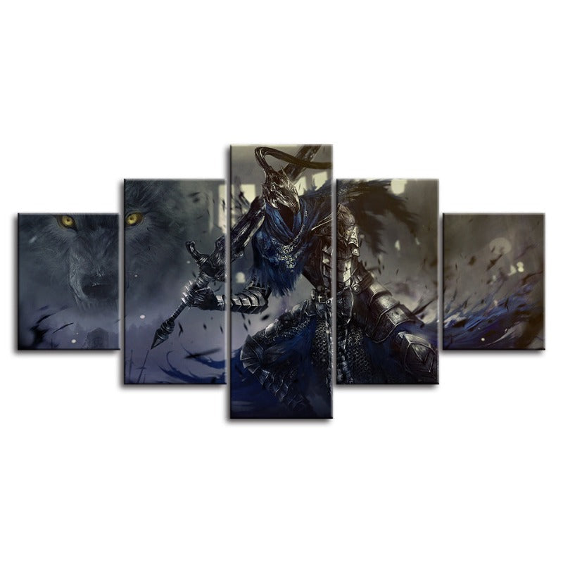Dark Souls - 5 Teile Leinwand Wandkunst Gemälde