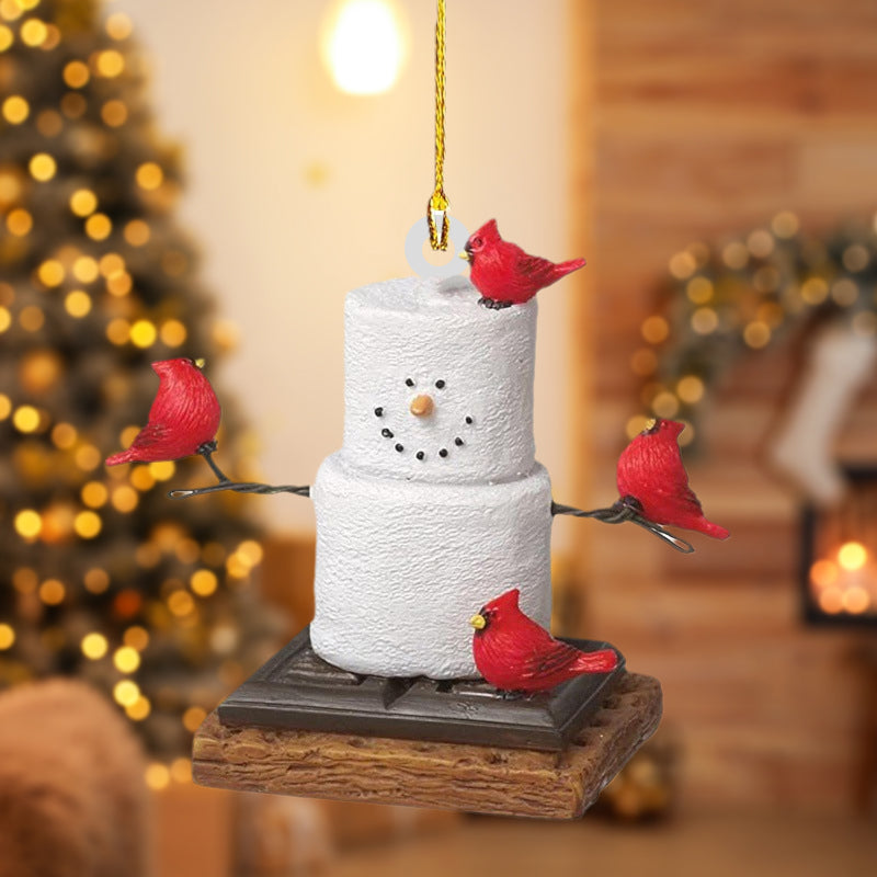 Brehn | Lustige Schneemann Weihnachtsbaum Anhänger