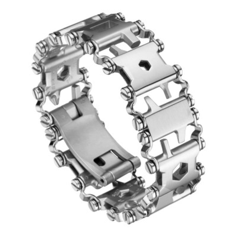 Brehn | 29-in-1 Multifunktionales Edelstahl-Uhrenarmband, mit 29 versteckten praktischen Werkzeugen, für Segeln, Reisen, Camping & Wandern
