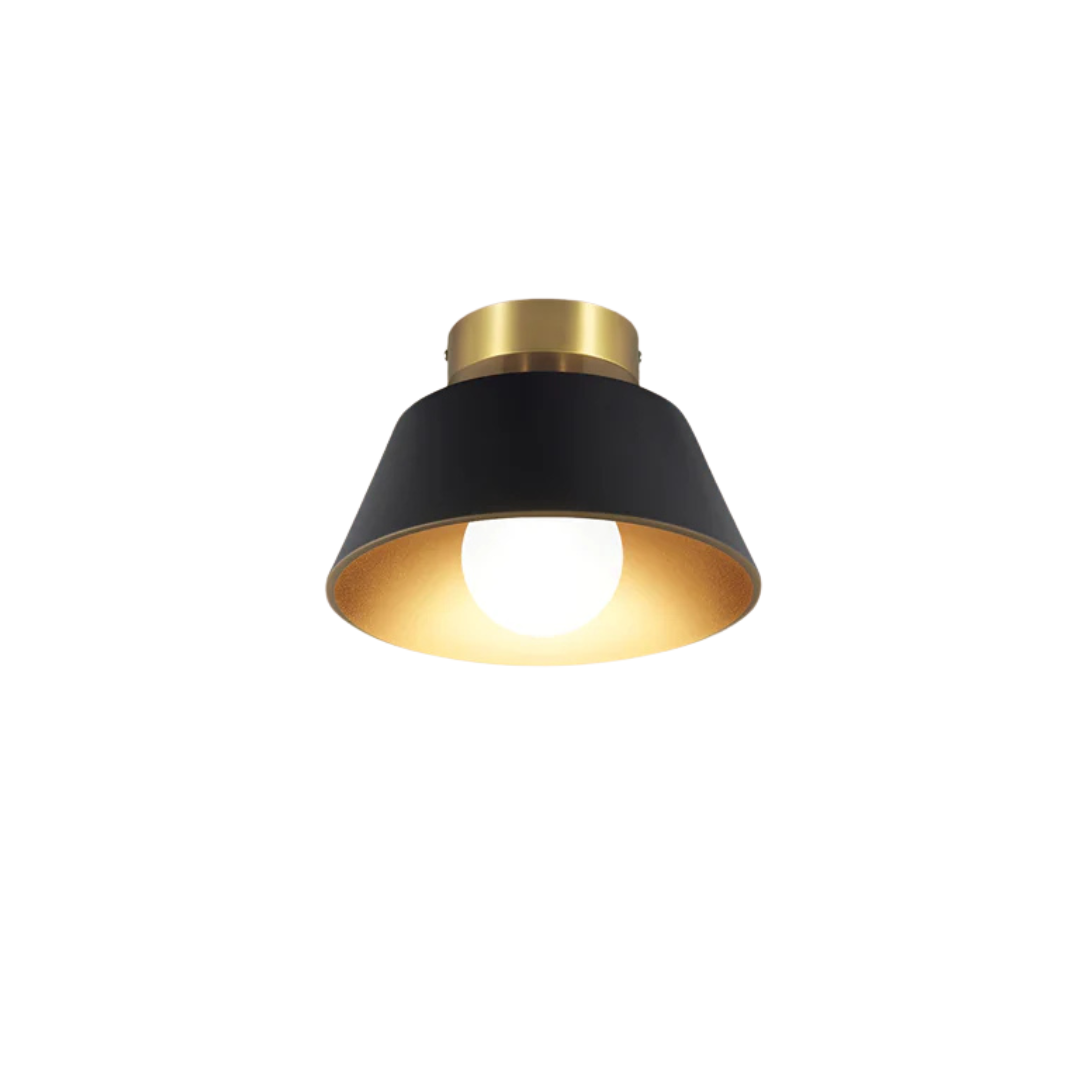 Brehn | Retro LED-Deckenleuchte | Deckenlicht Wohnzimmer