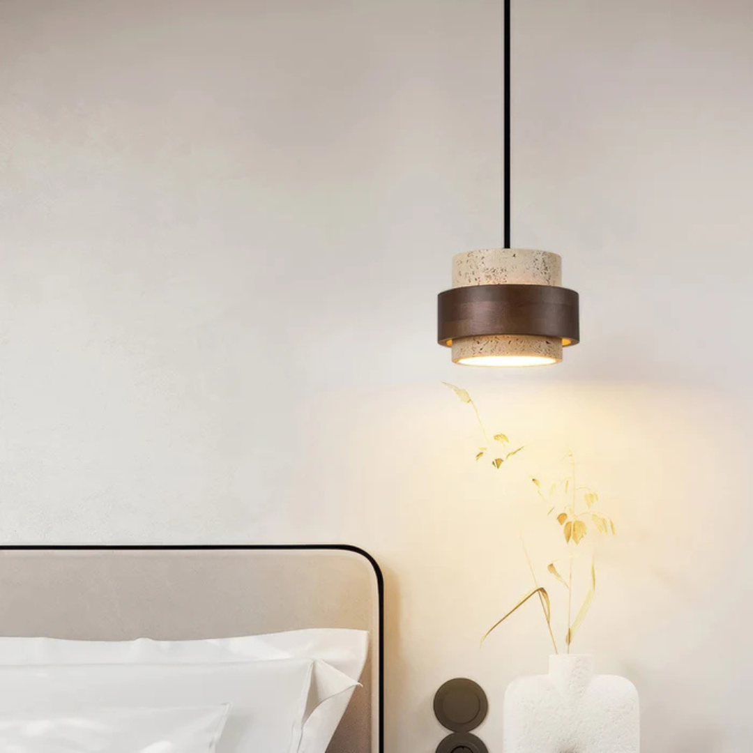 Brehn | Elegante Wabi Sabi Stil Pendelleuchte für moderne Interieurs
