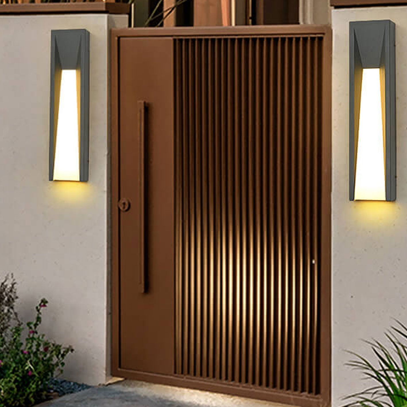 Wasserdichte Einfache Streifen Design LED Außen Wandleuchte Lampe | Brehn