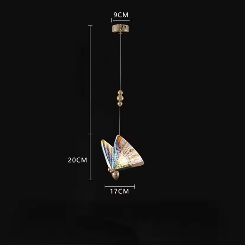 Brehn | Moderne kreative LED-Pendelleuchte mit dekorativem Schmetterlingsdesign